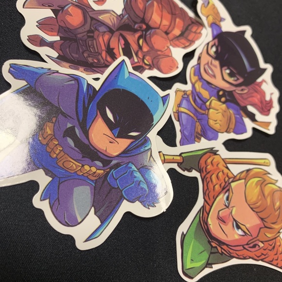 Marvel / DC Sticker set of 15 - Picture 8 of 8